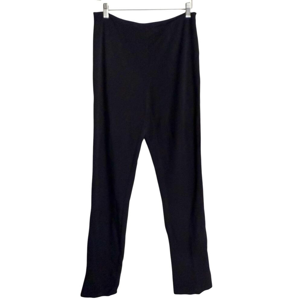 Chico’s Solid Black High Rise Slim Twill Trouser Pants Size 4
